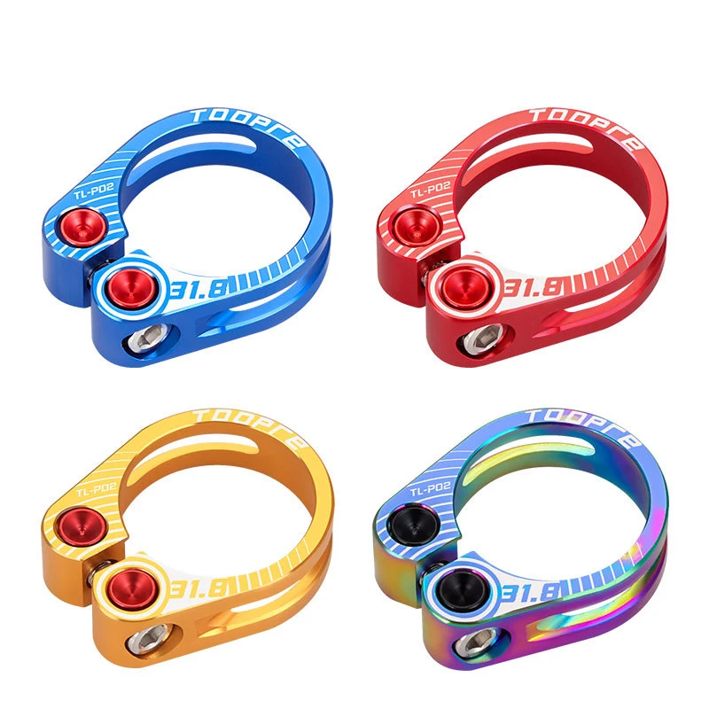 Seatpost Clamp MTB Skeleton Locking Seatpost Clamp 2pcs Bicycle Seatpost Clamp 31.8/ 34.9mm Ring Seatpost Locking Bike Accessory
Seatpost Clamp MTB Skeleton Locking Seatpost Clamp 2pcs Bicycle Seatpost Clamp 31.8/ 34.9mm Ring Seatpost Locking Bike Accessory