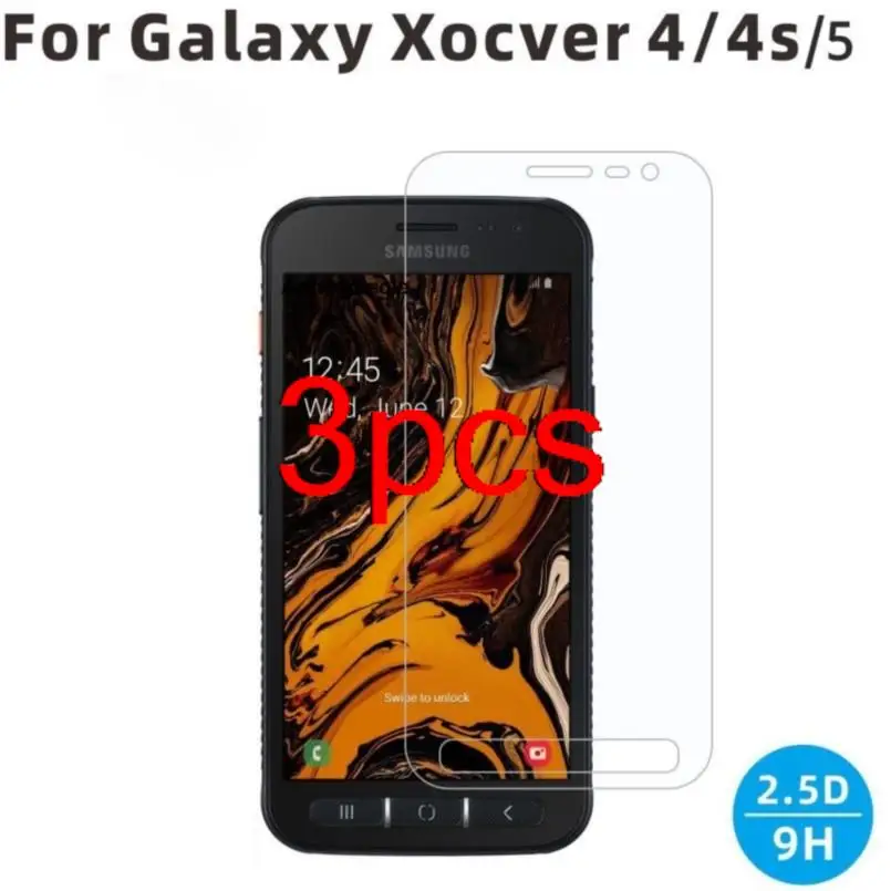 3 шт. для samsung galaxy xcover 4 4s 5 защитная пленка экрана 2.5d HD защитное стекло из