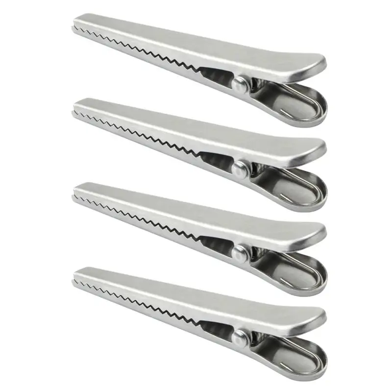 4pcs Stainless Steel Sealing Clamps Snack Bag Clips Kitchen Storage Food Snack Seal Sealing Bag Clips Sealer Clamp
4pcs Stainless Steel Sealing Clamps Snack Bag Clips Kitchen Storage Food Snack Seal Sealing Bag Clips Sealer Clamp