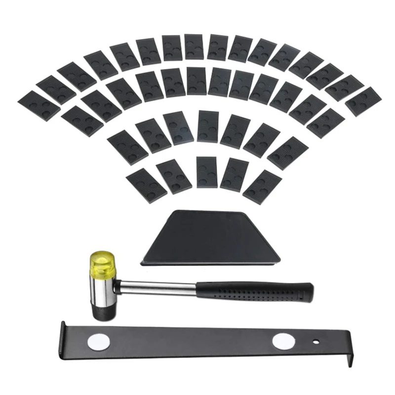 Laminate Wood Flooring Installation Kit With 40 Spacers,Tapping Block,Pull Bar,Rubber Hammer For 7-15Mm Wood Flooring
Laminate Wood Flooring Installation Kit With 40 Spacers,Tapping Block,Pull Bar,Rubber Hammer For 7-15Mm Wood Flooring