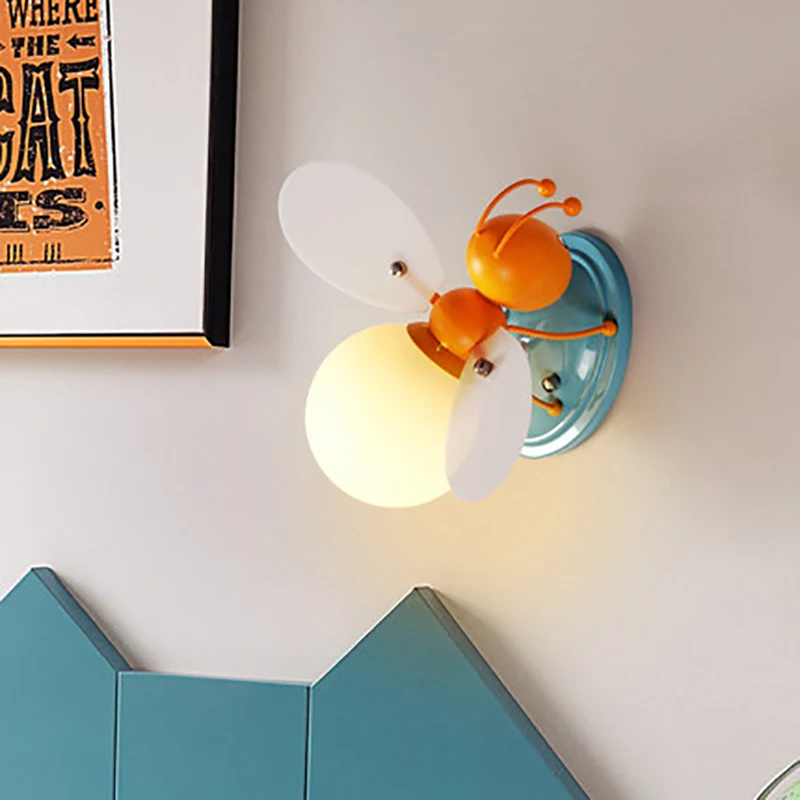 Modern Creative Children's Room Wall Lamps Cartoon Bee Design Boy Girl Bedroom Bedside Baby Room Wall Hanging Decor Wall Lights
Modern Creative Children's Room Wall Lamps Cartoon Bee Design Boy Girl Bedroom Bedside Baby Room Wall Hanging Decor Wall Lights