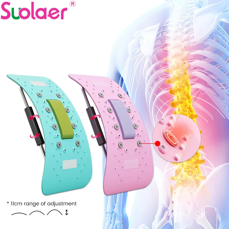 Back Massager Lumbar Neck Stretcher Spine Board Back Support Relax Cervical Masajeador Fitness Stretching Massage Back Cracker
Back Massager Lumbar Neck Stretcher Spine Board Back Support Relax Cervical Masajeador Fitness Stretching Massage Back Cracker