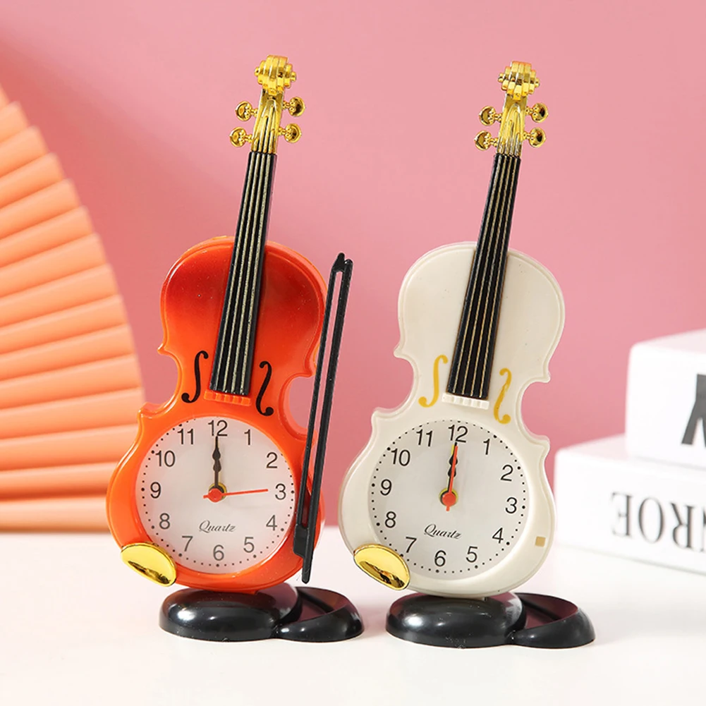 Emulational Violin Alarm Clock Creative Mini Clock Gifts Home Office Desktop Clock Instruments Living Room Tabledesk Ornaments
Emulational Violin Alarm Clock Creative Mini Clock Gifts Home Office Desktop Clock Instruments Living Room Tabledesk Ornaments