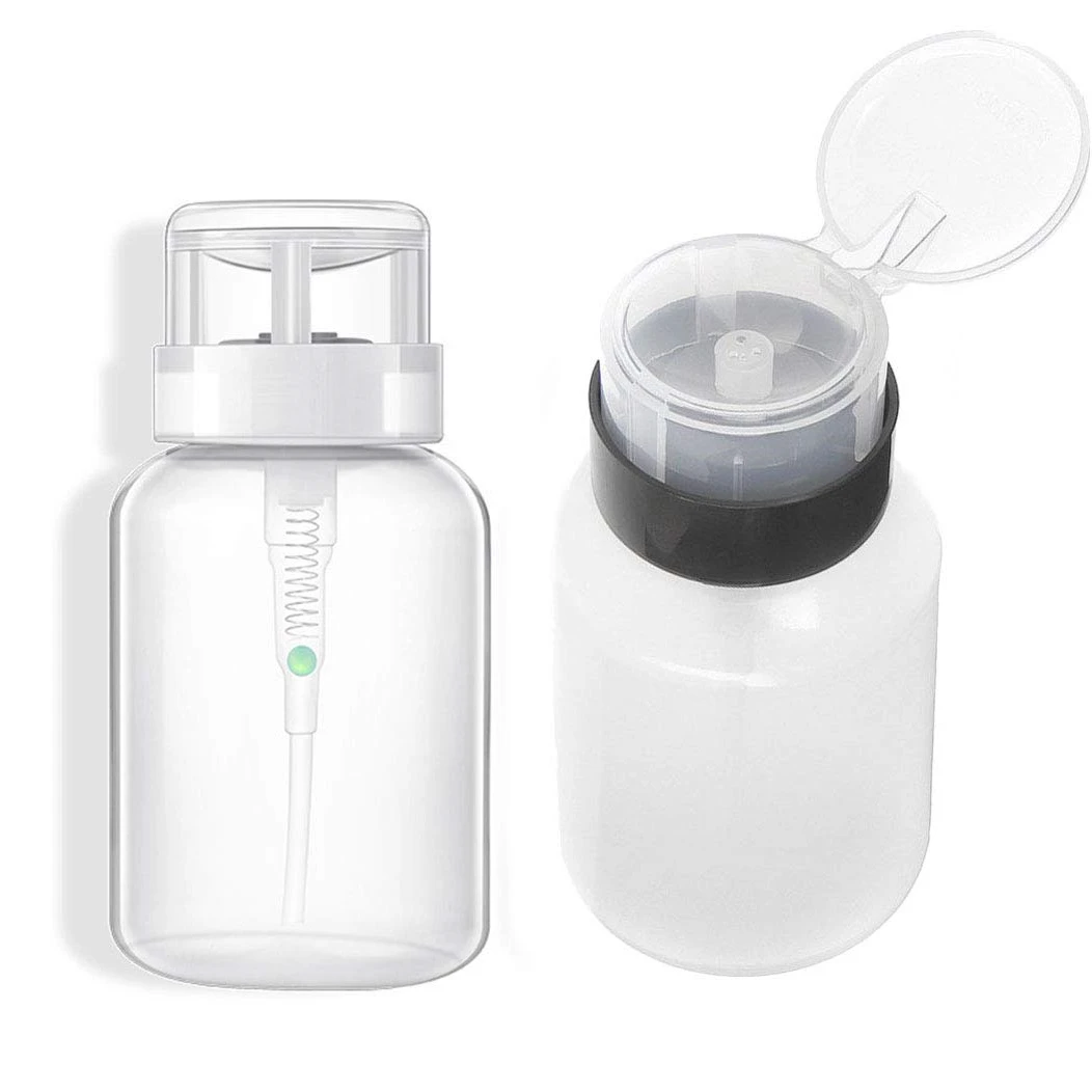 Nail Polish Remover Pump 2 Pack Acetone Pump Dispenser Push Down Empty Lockable Pump Dispenser 200ml(7 OZ) for Nail Polish
Nail Polish Remover Pump 2 Pack Acetone Pump Dispenser Push Down Empty Lockable Pump Dispenser 200ml(7 OZ) for Nail Polish