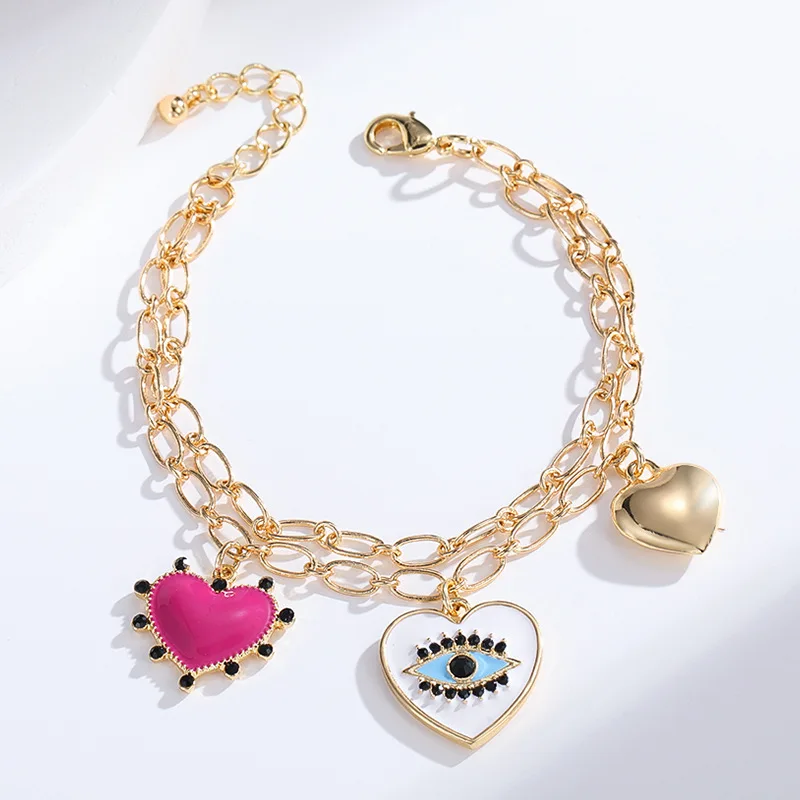 Alloy Gold-plated Diamond Drop Oil Enamel Process Multi-row Stacking Bracelet Europe and the United States Mysticism All-match B
Alloy Gold-plated Diamond Drop Oil Enamel Process Multi-row Stacking Bracelet Europe and the United States Mysticism All-match B