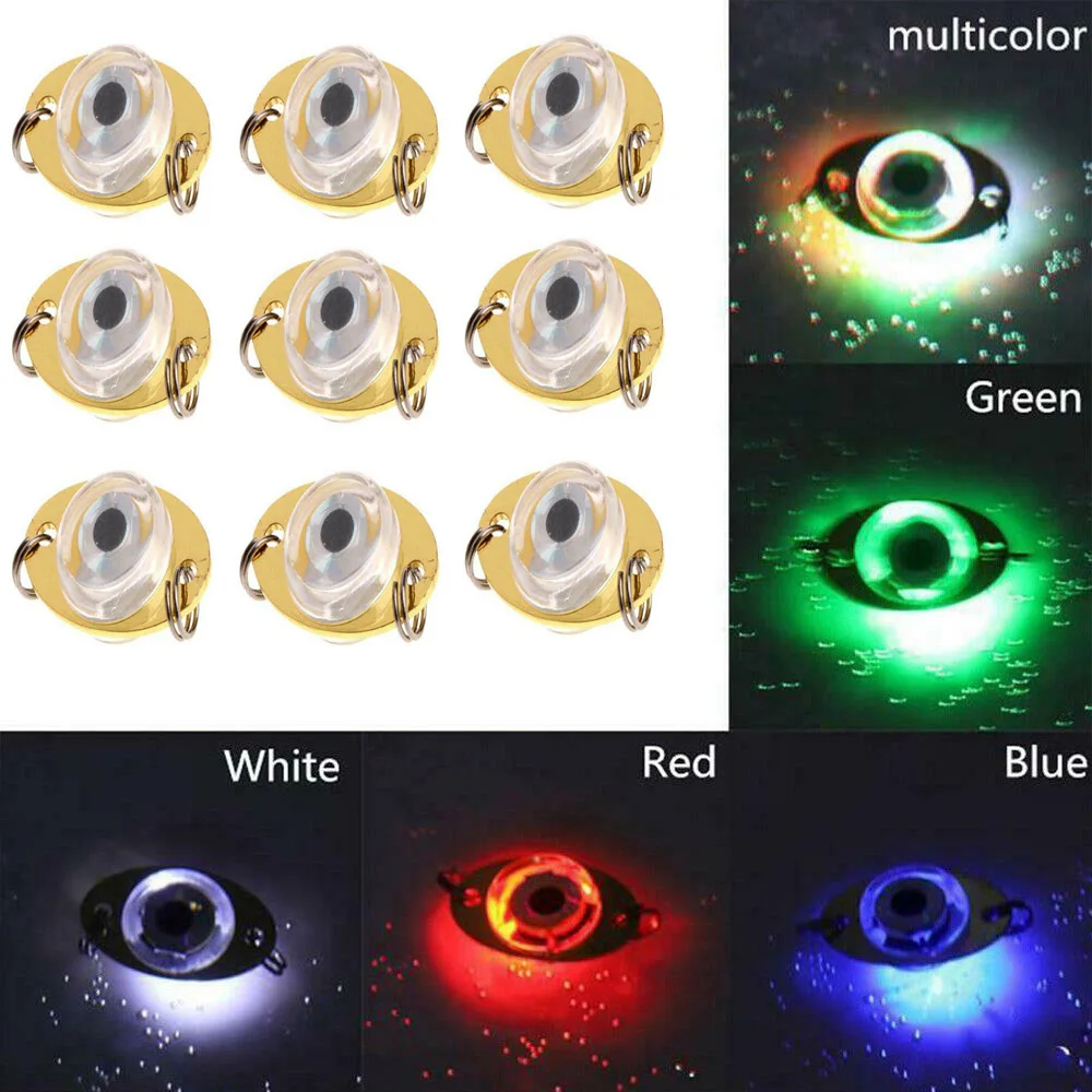 10Pcs LED Deep Drop Fishing Attraction Lure Underwater Eye Shape Fishing Squid Bait Fish Lure Light Flashing Lamp Pesca Lure
10Pcs LED Deep Drop Fishing Attraction Lure Underwater Eye Shape Fishing Squid Bait Fish Lure Light Flashing Lamp Pesca Lure