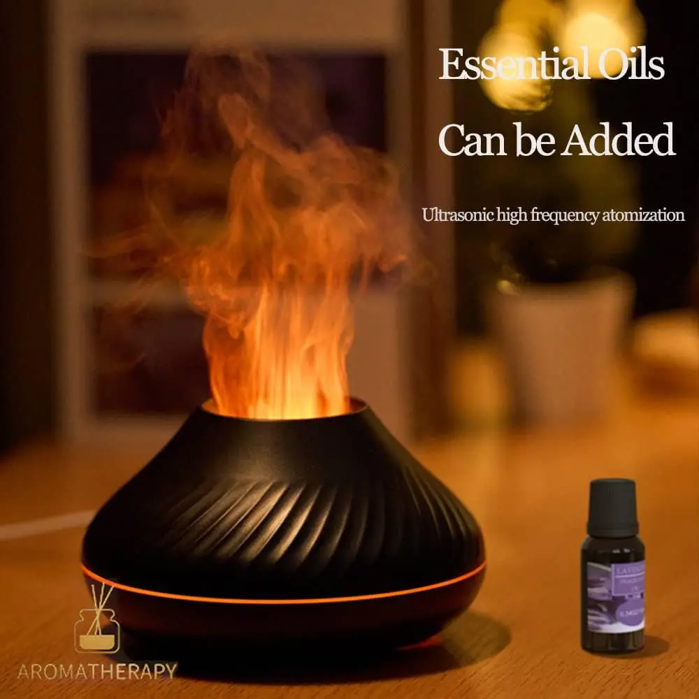 Aromatherapy Diffusers, Flame Aroma Diffuser,130ML Essential Oil Diffuser, 7 Flame Colors Humidifier, Waterless Auto-Off
Aromatherapy Diffusers, Flame Aroma Diffuser,130ML Essential Oil Diffuser, 7 Flame Colors Humidifier, Waterless Auto-Off