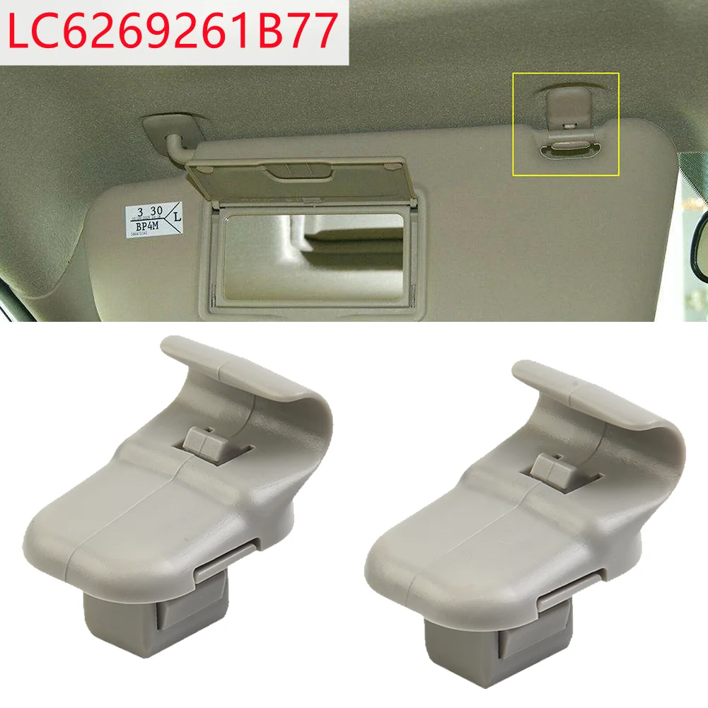 2 PCS Car Grey Sun Visor Clip LC6269261B77 For Mazda 3 BK 2004-2009 5 CR 2006-2007 6 GG1 2006-2008 CX-7 2007-2009 CX-9 TB
2 PCS Car Grey Sun Visor Clip LC6269261B77 For Mazda 3 BK 2004-2009 5 CR 2006-2007 6 GG1 2006-2008 CX-7 2007-2009 CX-9 TB
