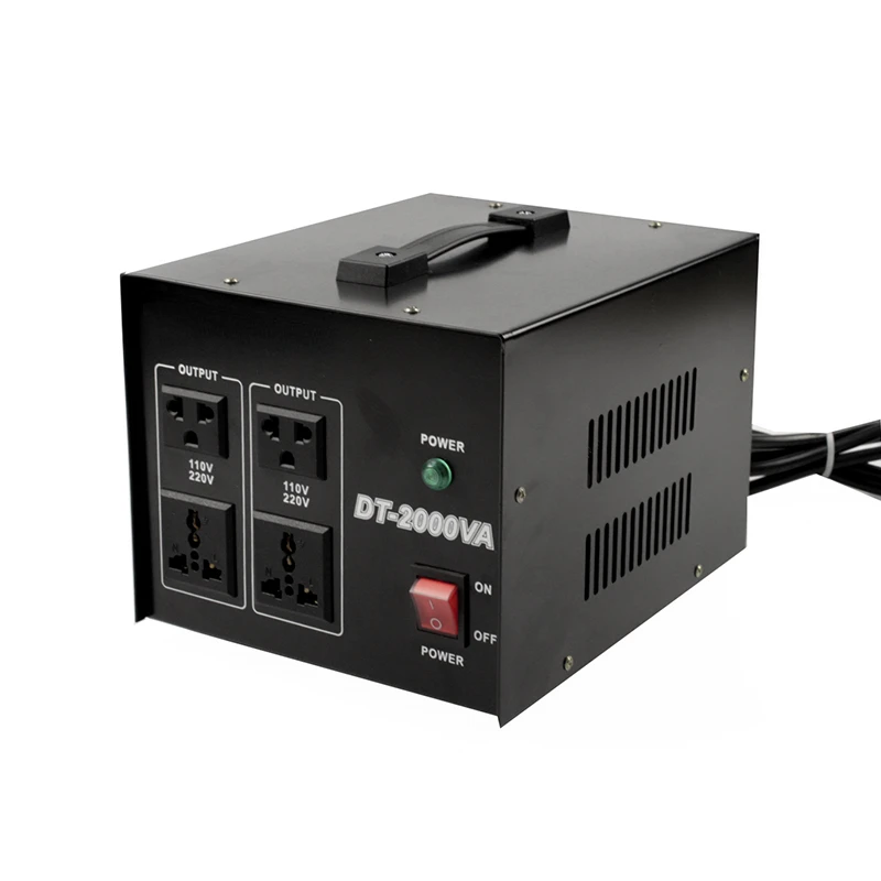 Step down 220V to 110v Voltage Converter Transformer 110V to 220V 240v 2000W power converter transformer
Step down 220V to 110v Voltage Converter Transformer 110V to 220V 240v 2000W power converter transformer