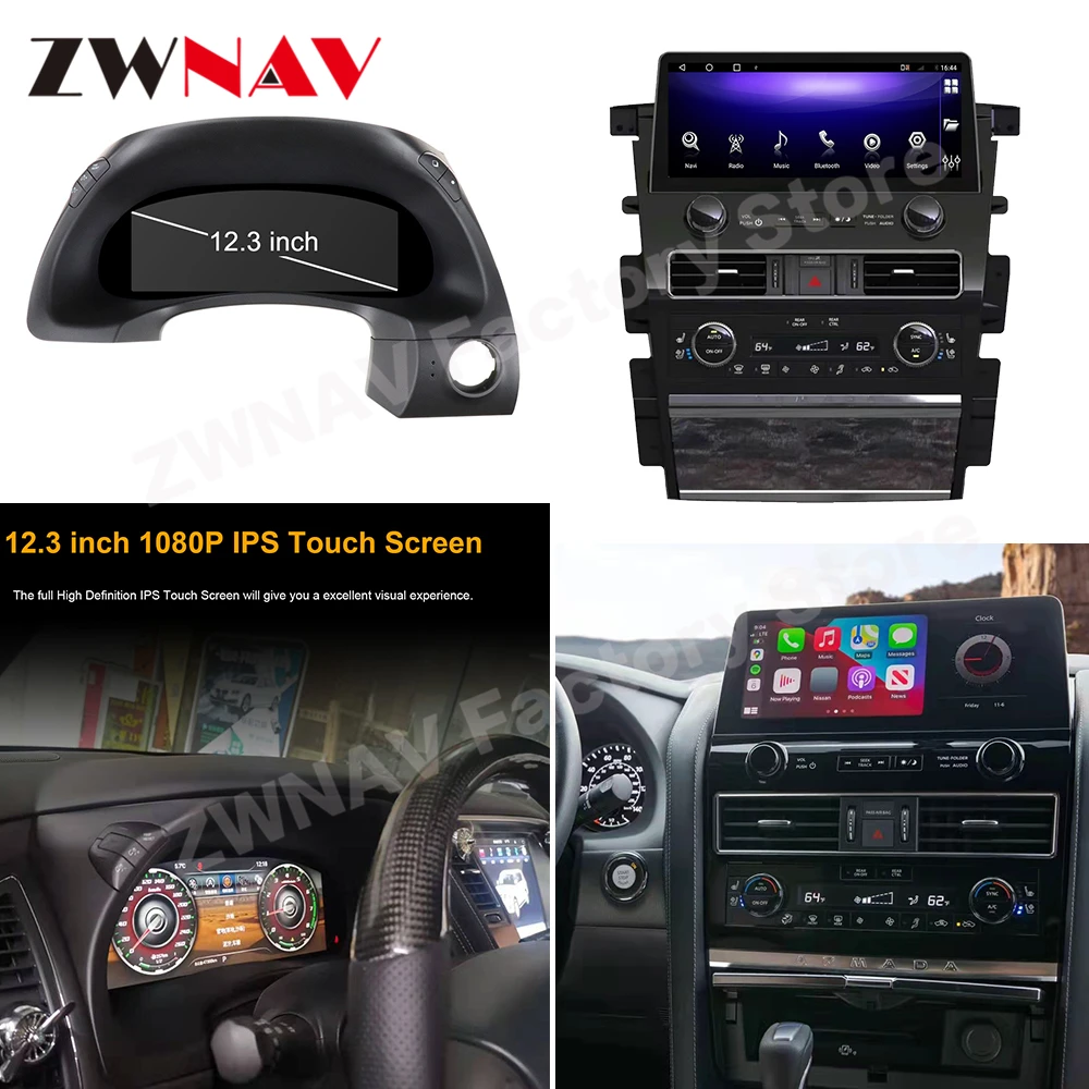 Car Screen Digital Speed Stereo For NISSAN PATROL Y62 QX80 QX56 Armada 2010-2020 Android Radio GPS Head Unit Multimedia Player
Car Screen Digital Speed Stereo For NISSAN PATROL Y62 QX80 QX56 Armada 2010-2020 Android Radio GPS Head Unit Multimedia Player
