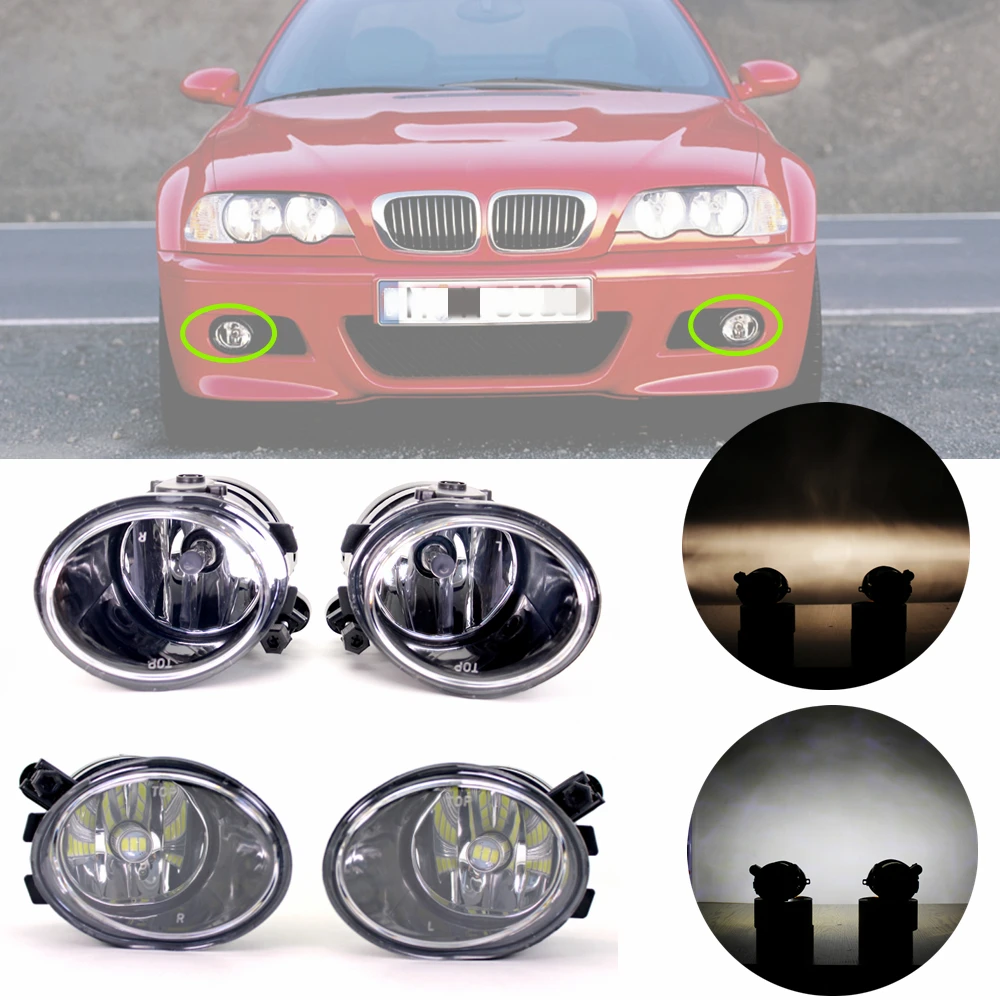 For BMW 3 Series E46 M3 2000 2001 2002 2003 2004 2005 2006 Front Bumper Fog Light Fog Lamp With Bulbs 63177894017/63177894018
For BMW 3 Series E46 M3 2000 2001 2002 2003 2004 2005 2006 Front Bumper Fog Light Fog Lamp With Bulbs 63177894017/63177894018