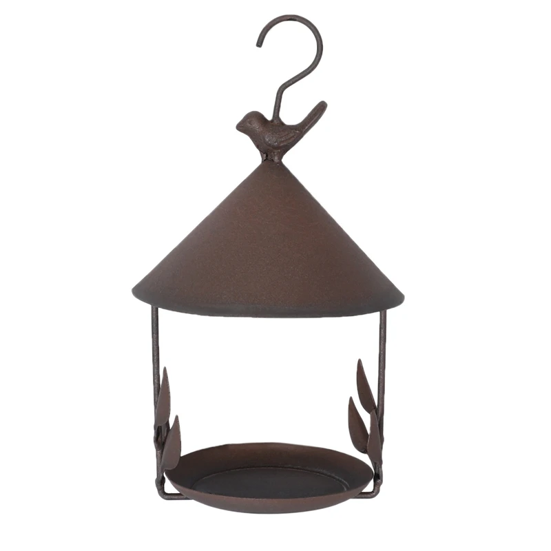 Bird Feeder Bird Outdoor Iron Rainproof Windproof Hanging Style Feeder For Various Pet Birds Feeding Supplies
Bird Feeder Bird Outdoor Iron Rainproof Windproof Hanging Style Feeder For Various Pet Birds Feeding Supplies
