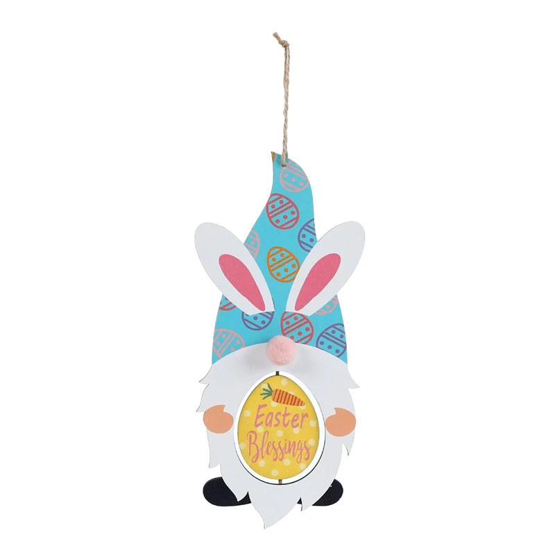 Spring Easter Decoration Wooden Hanging Ornaments Easter Bunny Faceless Gnome Home Decorations
Spring Easter Decoration Wooden Hanging Ornaments Easter Bunny Faceless Gnome Home Decorations