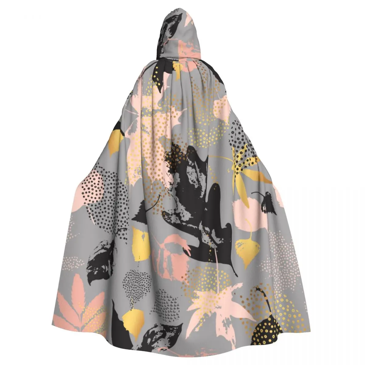 Hooded Cloak Polyester Unisex Witch Cape Costume AccessoryAutumn Monochrome Leaves
Hooded Cloak Polyester Unisex Witch Cape Costume AccessoryAutumn Monochrome Leaves