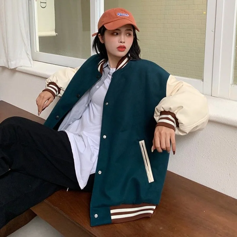 American Vintage Deep Green Baseball Cyber Y2k Basic Jacket Spring Clothes For Techwear Loose BF Women Clothing Men Outerwear
American Vintage Deep Green Baseball Cyber Y2k Basic Jacket Spring Clothes For Techwear Loose BF Women Clothing Men Outerwear