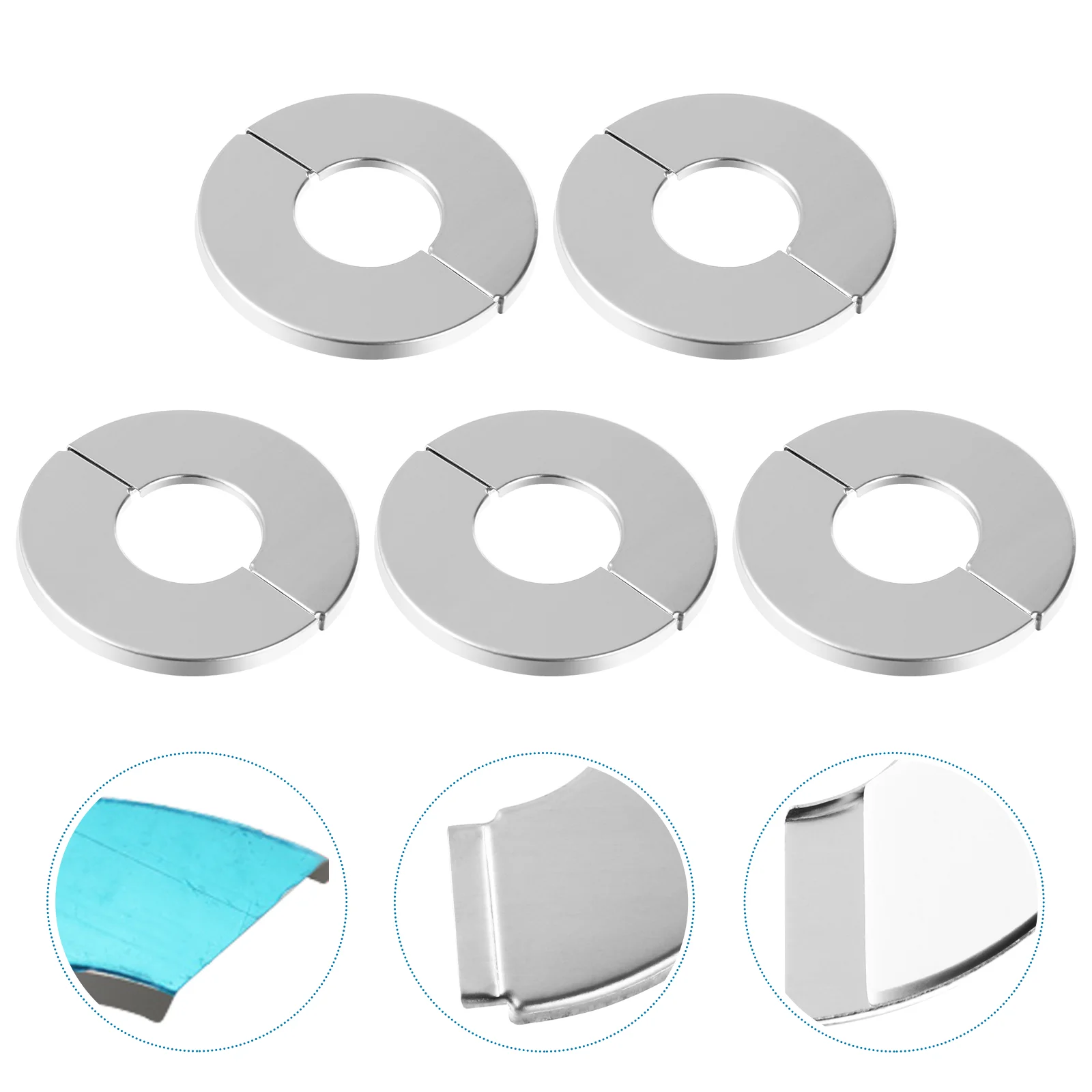 5pcs Wall- Mounted Pipeline Cover Pipe Cover Plate Pipe Accessory Pipeline Hole Cover Pipe Cover Accessory
5pcs Wall- Mounted Pipeline Cover Pipe Cover Plate Pipe Accessory Pipeline Hole Cover Pipe Cover Accessory