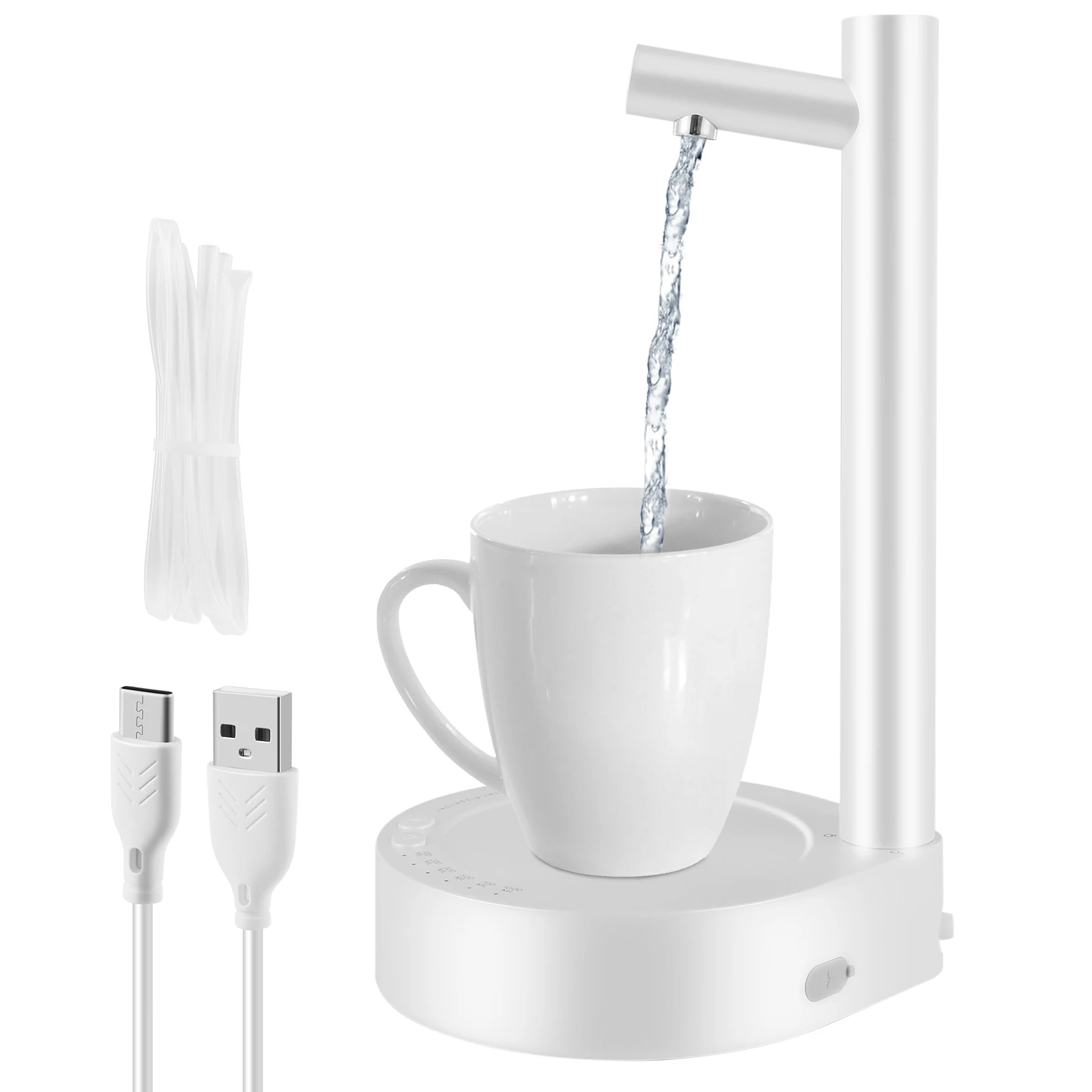 Настольный диспенсер для воды, умный автоматический насос для бутылок с водой с 7 количественными режимами, 1800 мАч, USB, перезаряжаемый, портативный
Настольный диспенсер для воды, умный автоматический насос для бутылок с водой с 7 количественными режимами, 1800 мАч, USB, перезаряжаемый, портативный