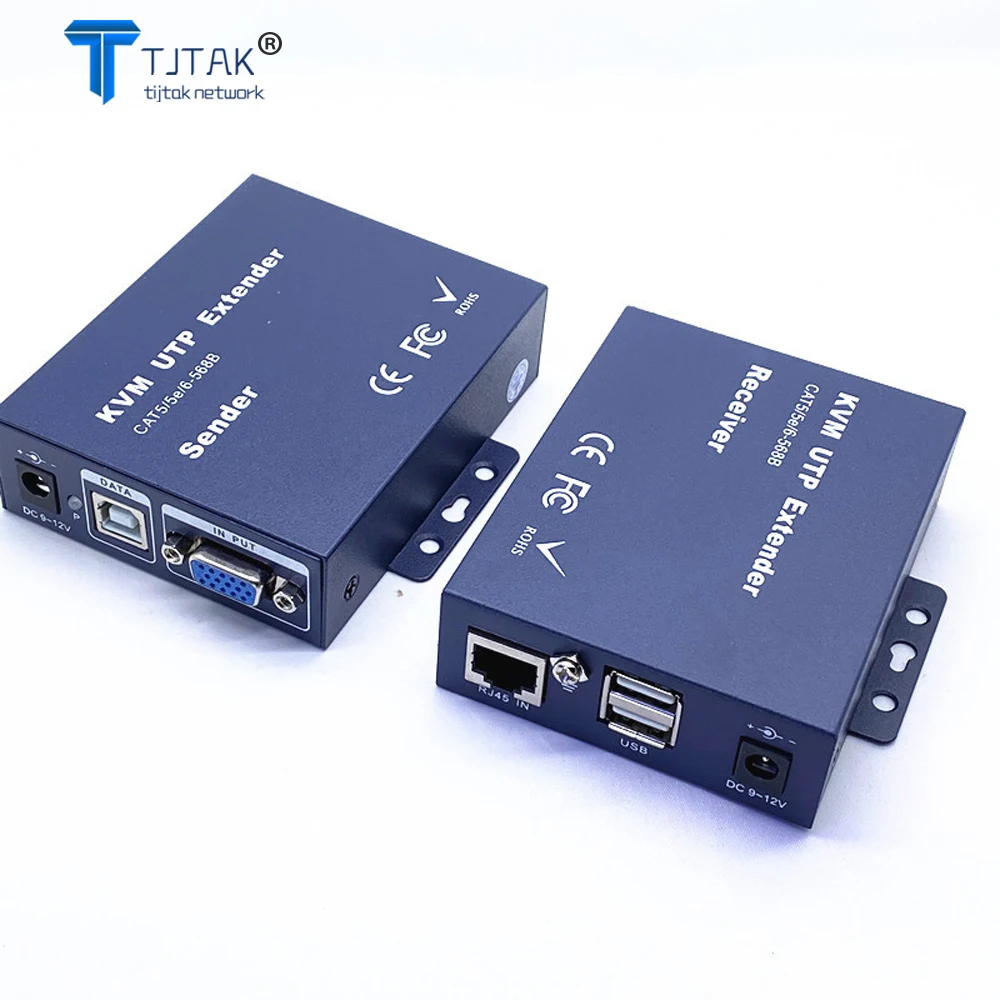 300M USB 2.0 VGA KVM Extender Over CAT5 CAT5e CAT6 RJ45 Cable 1000ft Keyboard Mouse KVM Extender VGA Transmitter Up To 300m
300M USB 2.0 VGA KVM Extender Over CAT5 CAT5e CAT6 RJ45 Cable 1000ft Keyboard Mouse KVM Extender VGA Transmitter Up To 300m