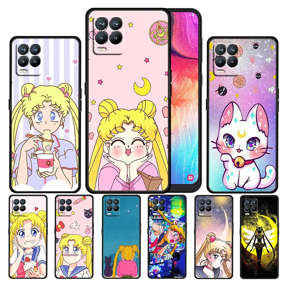 Cartoon Sailor Moon For OPPO GT Master Find X5 X3 Realme 9 8 6 C3 C21Y Pro Lite A53S A5 A9 2020 TPU Black Phone Case Cover Capa
Cartoon Sailor Moon For OPPO GT Master Find X5 X3 Realme 9 8 6 C3 C21Y Pro Lite A53S A5 A9 2020 TPU Black Phone Case Cover Capa