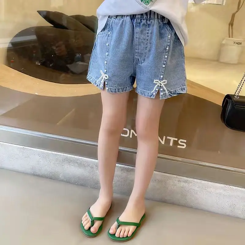 Summer Thin Girls' Denim Shorts High Waist Loose Shorts Teen Shorts for Girls Pants Kids Shorts Kawaii Shorts Baby Pants
Summer Thin Girls' Denim Shorts High Waist Loose Shorts Teen Shorts for Girls Pants Kids Shorts Kawaii Shorts Baby Pants