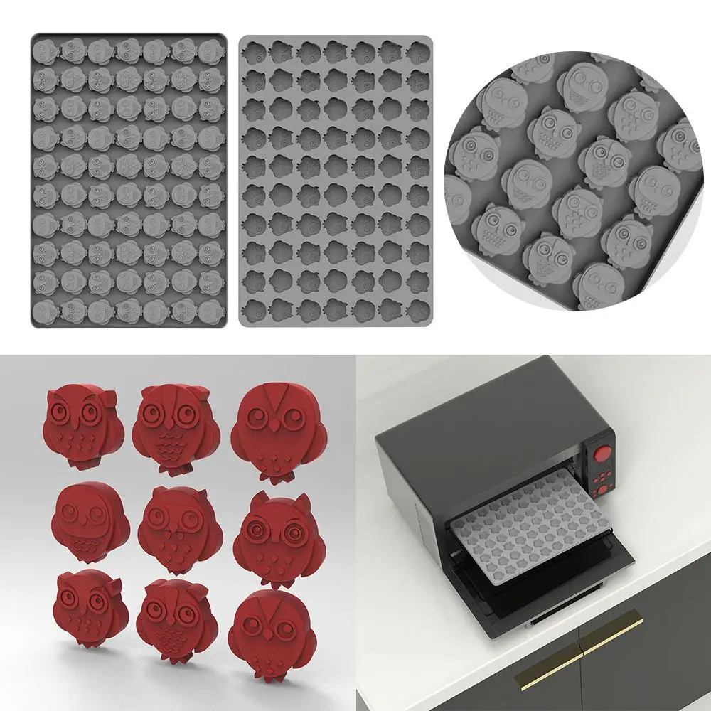 Christmas Gifts Pudding Mini Jelly Chocolate Candy Silicone Mold Mini Owl Shape Dog Treat Mold 70 Cavity
Christmas Gifts Pudding Mini Jelly Chocolate Candy Silicone Mold Mini Owl Shape Dog Treat Mold 70 Cavity