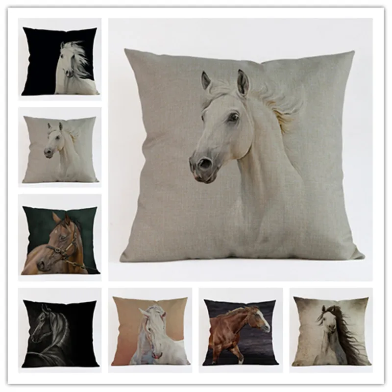 New animal horse pattern print Cushion Cover Decorative Pillowcase Chair Seat Square Car Pillow Cover Home Living Textile
New animal horse pattern print Cushion Cover Decorative Pillowcase Chair Seat Square Car Pillow Cover Home Living Textile