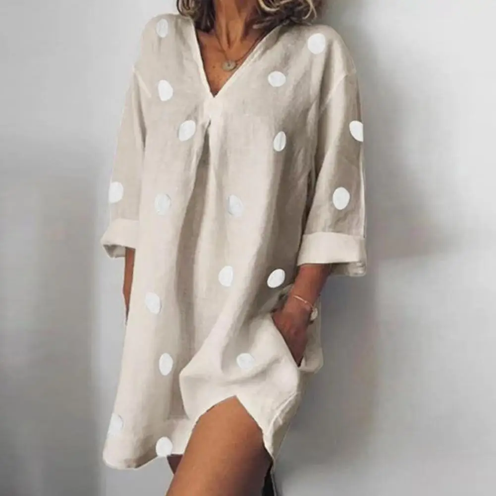 Summer Mini Female Women Boho Dress Loose Vintage Slit Design Nine Split Sleeves Dresses Casual Harajuku Beach Robe Oversize
Summer Mini Female Women Boho Dress Loose Vintage Slit Design Nine Split Sleeves Dresses Casual Harajuku Beach Robe Oversize