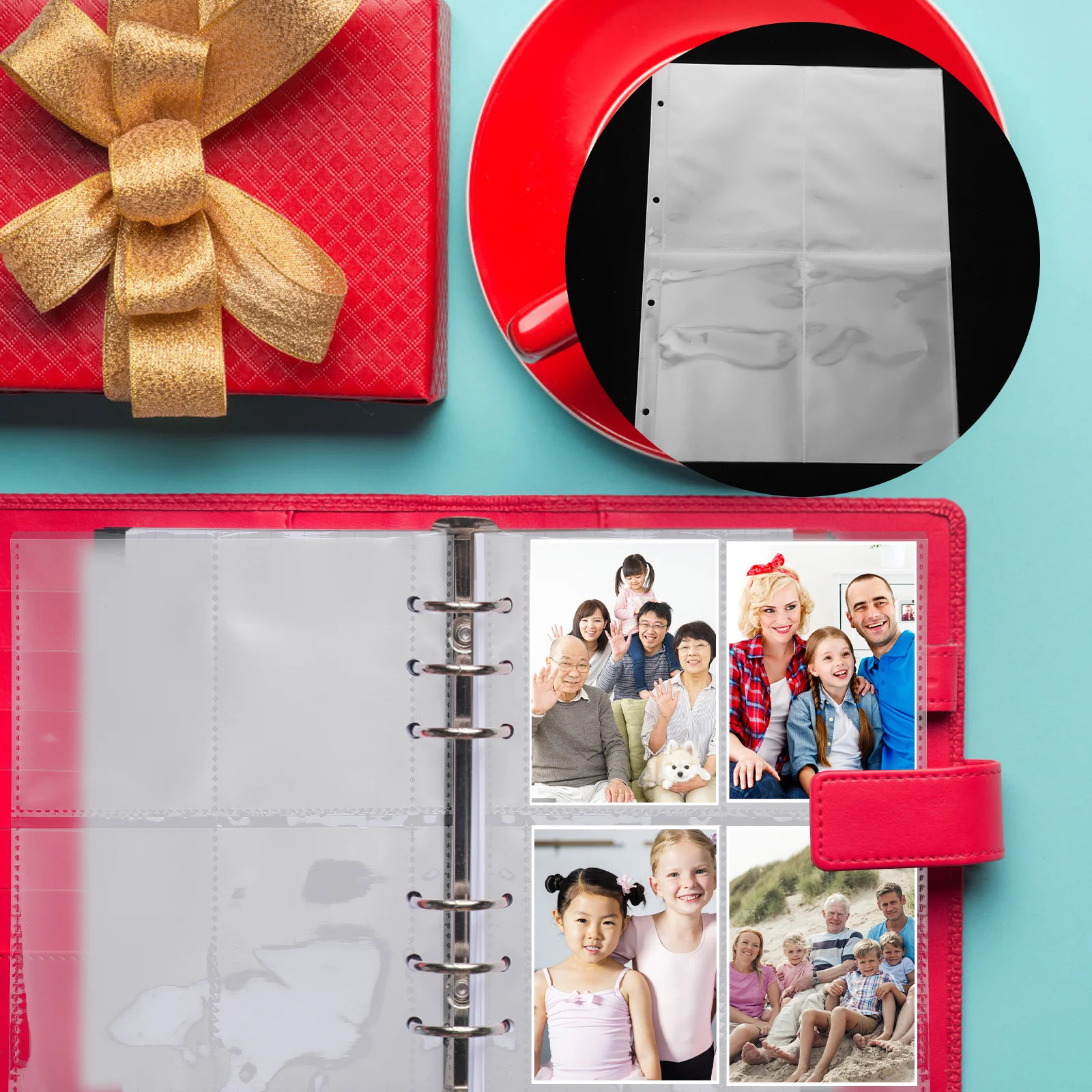 60pcs Photo Album Loose-leaf Pages 4-ring design Photo Album Refills Clear Design Photo Pages
60pcs Photo Album Loose-leaf Pages 4-ring design Photo Album Refills Clear Design Photo Pages