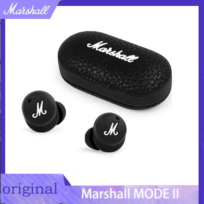 

Беспроводные Bluetooth-наушники Marshall MODE II, спортивные наушники-вкладыши, музыкальные наушники, водонепроницаемые наушники с микрофоном, гарнитура