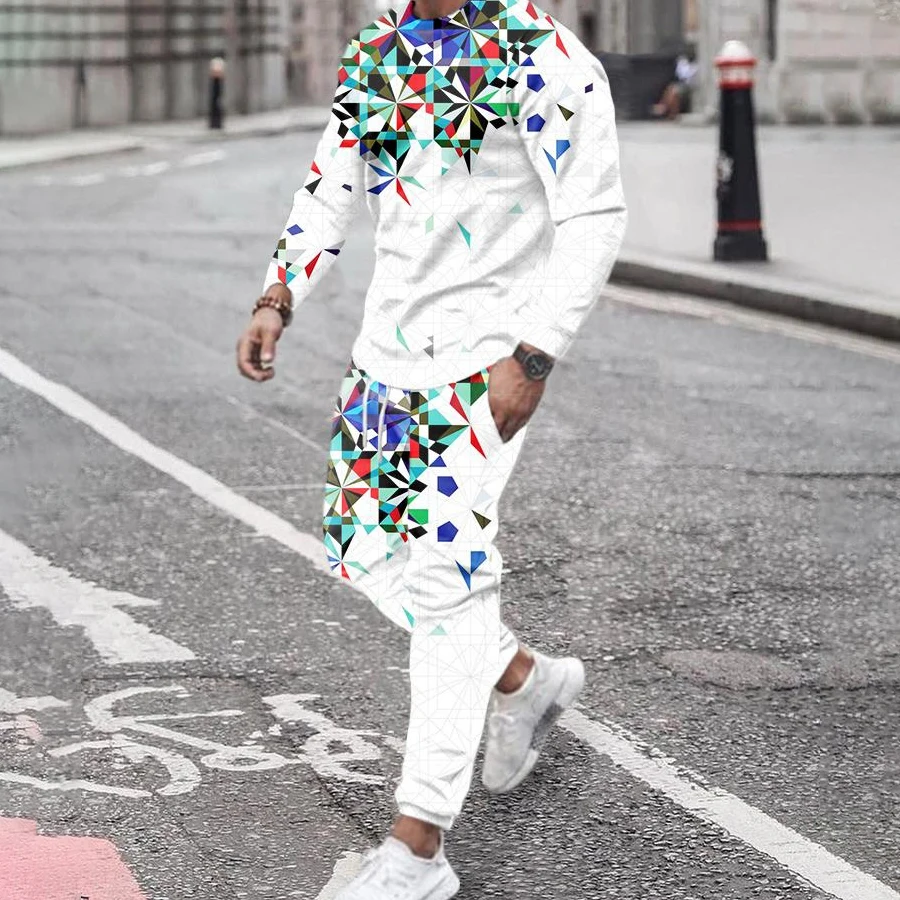 Trend Pattern 3D Printed Sportswear Men 2 Piece Sets Sport Tshirts Joogers Men's Tracksuit Long-sleeved T-shirt Trousers Casual
Trend Pattern 3D Printed Sportswear Men 2 Piece Sets Sport Tshirts Joogers Men's Tracksuit Long-sleeved T-shirt Trousers Casual