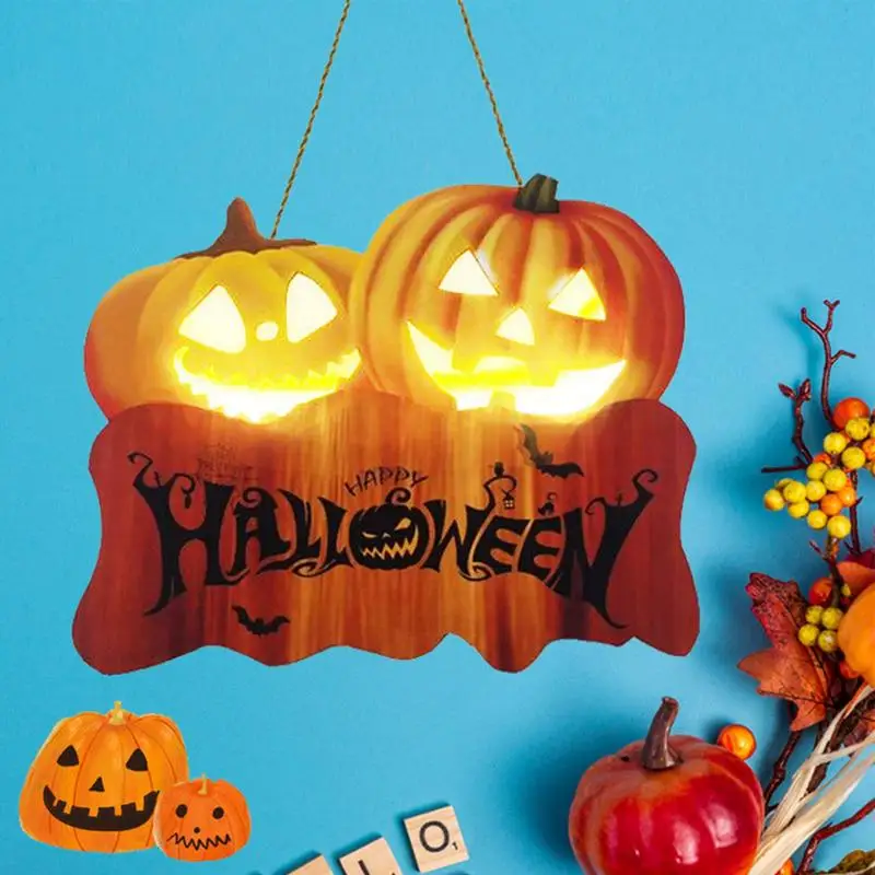 Pumpkin Wooden Signs Halloween Pumpkin Lantern Light Vintage Portable Haunted House LED Hanging Light Outdoor Handheld Lamp Home
Pumpkin Wooden Signs Halloween Pumpkin Lantern Light Vintage Portable Haunted House LED Hanging Light Outdoor Handheld Lamp Home