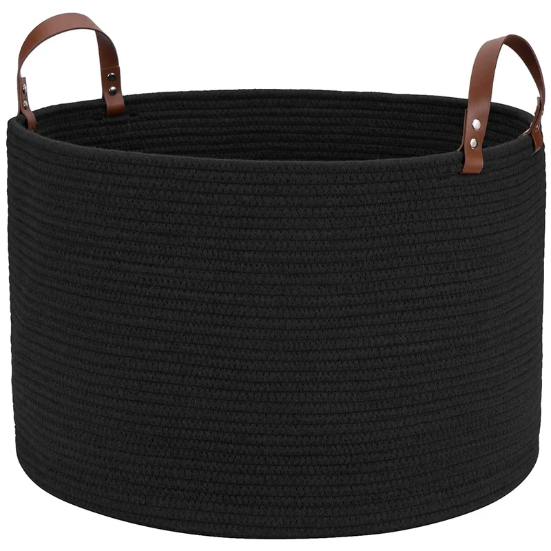 Large Basket For Storage Baskets For Organizing Cotton Rope Woven Laundry Basket Round Basket Toy Storage Basket
Large Basket For Storage Baskets For Organizing Cotton Rope Woven Laundry Basket Round Basket Toy Storage Basket
