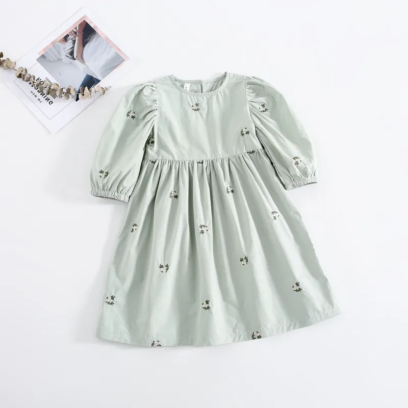 2022 Spring Fashion Kids Girls Embroidery Floral Cotton Dress Korean Style Baby Children Little Girl Cute Princess Dresses
2022 Spring Fashion Kids Girls Embroidery Floral Cotton Dress Korean Style Baby Children Little Girl Cute Princess Dresses