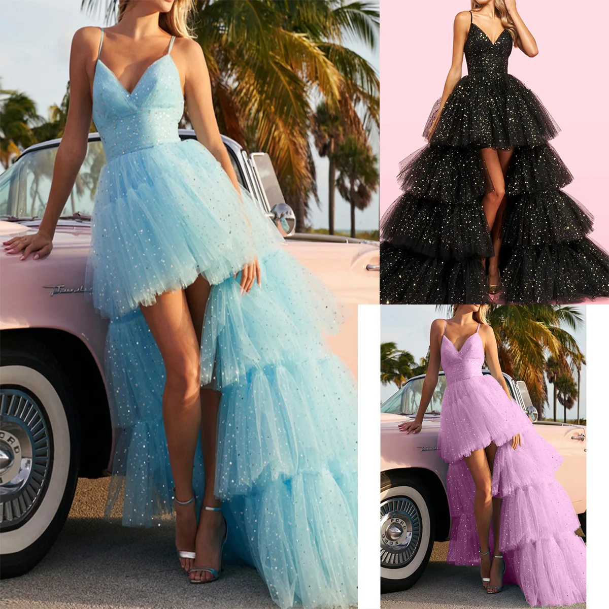 Mandylandy Women Elegant Mesh Mermaid Wedding Dress Lady V Neck High Waist Corset Halter Ruffle Long Formal Evening Dress
Mandylandy Women Elegant Mesh Mermaid Wedding Dress Lady V Neck High Waist Corset Halter Ruffle Long Formal Evening Dress