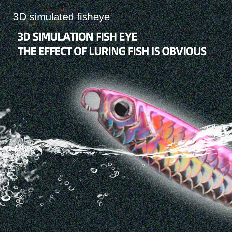Luya Bait Fishing Bait Double Hook Shore Throwing Laser Bionic Fake Bait Metal Luya Bait Fake Bait Submerged Bait Жесткие Приман
Luya Bait Fishing Bait Double Hook Shore Throwing Laser Bionic Fake Bait Metal Luya Bait Fake Bait Submerged Bait Жесткие Приман