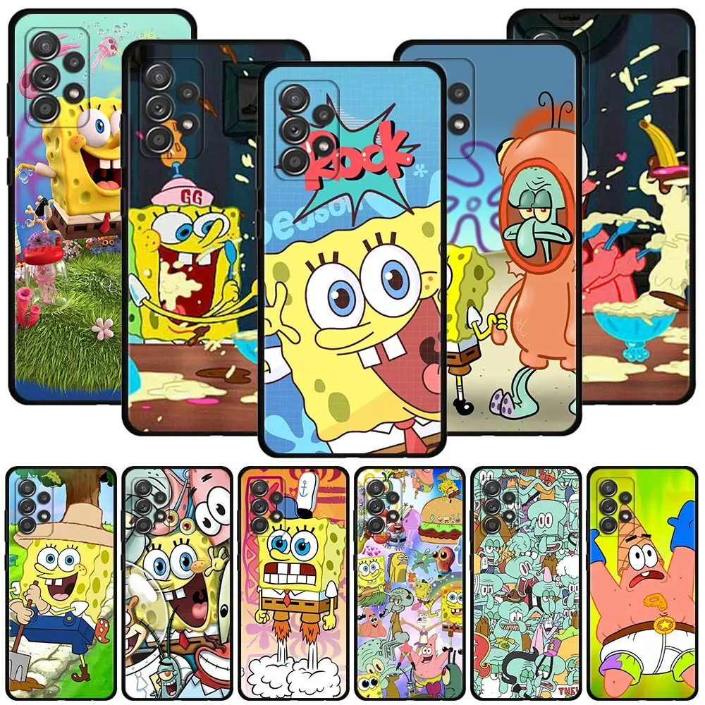 NEW Cute SpongeBob Phone Case For Samsung Galaxy A72 A12 A52 A51 A71 A21s A02s Cover A32 A11 A31 A41 A52s A22 A13 A03s Capa
NEW Cute SpongeBob Phone Case For Samsung Galaxy A72 A12 A52 A51 A71 A21s A02s Cover A32 A11 A31 A41 A52s A22 A13 A03s Capa