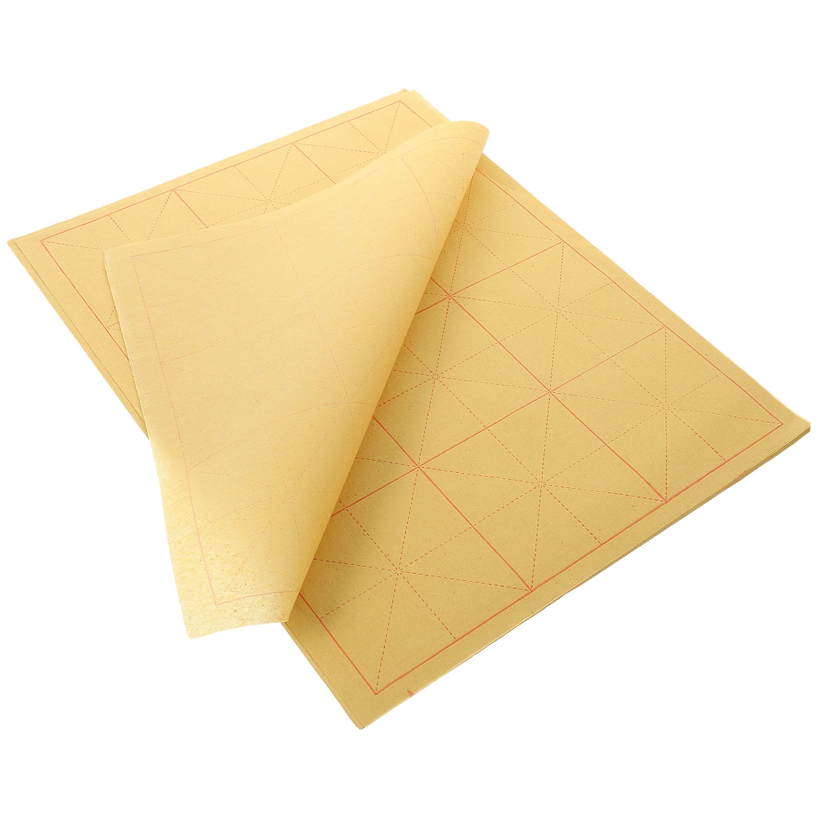 

80 Sheets Specialty Tools Chinese Character Writing Paper Calligraphy Practice Rice Ma Lian Raw Practical Xuan Student