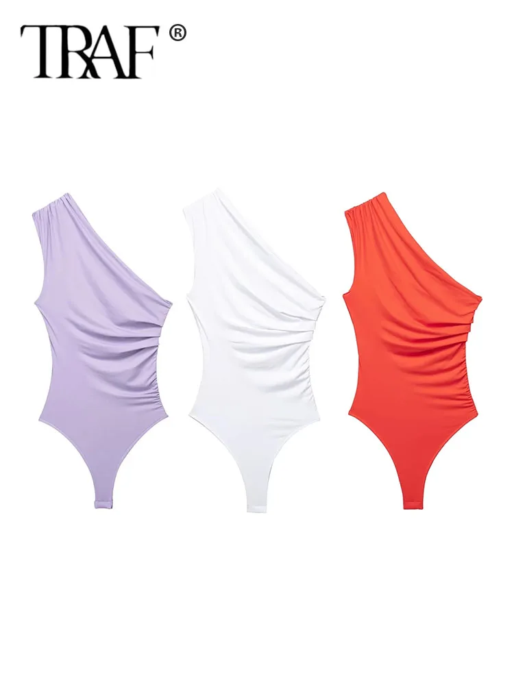 TRAF 2023 New Solid color Bodysuit Lingerie Sexy Bodysuit Women Asymmetric Backless Summer Woman Bodysuit Streetwear Tights
TRAF 2023 New Solid color Bodysuit Lingerie Sexy Bodysuit Women Asymmetric Backless Summer Woman Bodysuit Streetwear Tights