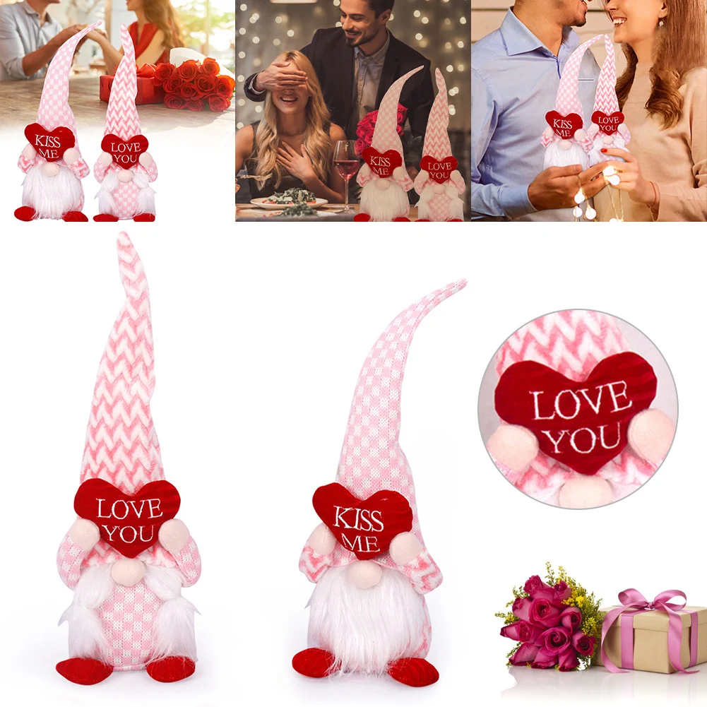 2PCS Valentines Day Gnome Doll Envelope Figurine Warm Love Heart Postman Faceless Mustache Plush Cloth Doll for Valentine's Gift
2PCS Valentines Day Gnome Doll Envelope Figurine Warm Love Heart Postman Faceless Mustache Plush Cloth Doll for Valentine's Gift
