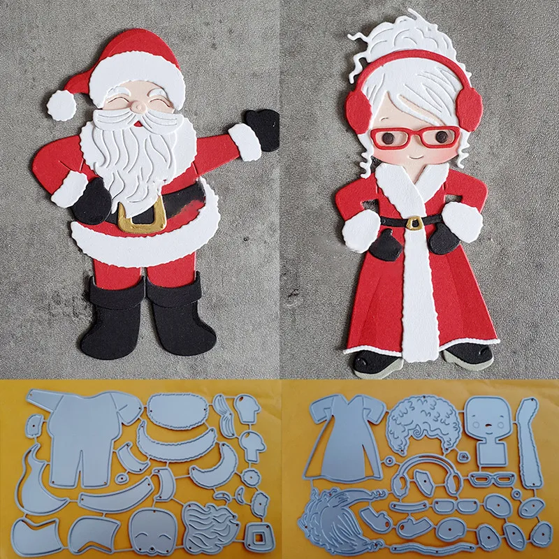 2Pcs Headset Santa Claus Girl Metal Cut Dies Stencils for Scrapbooking Stamp/Photo Album Decorative Embossing DIY Paper Cards
2Pcs Headset Santa Claus Girl Metal Cut Dies Stencils for Scrapbooking Stamp/Photo Album Decorative Embossing DIY Paper Cards