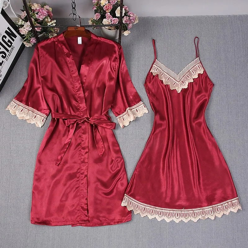 Real Fashion Women's Summer Mini Kimono Robe Lady Rayon Bath Gown Yukata Nightgown Size M-XL Sleepwear Sleepshirts Pijama Mujer
Real Fashion Women's Summer Mini Kimono Robe Lady Rayon Bath Gown Yukata Nightgown Size M-XL Sleepwear Sleepshirts Pijama Mujer