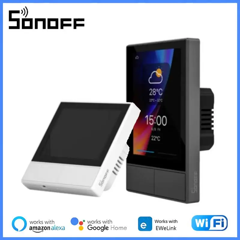 

SONOFF NS Panel EU/ US Wifi Smart Scene Wall Switch Ewelink Smart Thermostat Display Switch Voice Control Via Alexa Google Home