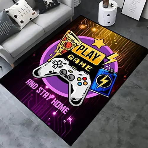 Игровые коврики для домашней зоны с дизайном игрового контроллера, Нескользящие напольные коврики для детей, декоративный ковер для гостиной, игровой коврик
Игровые коврики для домашней зоны с дизайном игрового контроллера, Нескользящие напольные коврики для детей, декоративный ковер для гостиной, игровой коврик