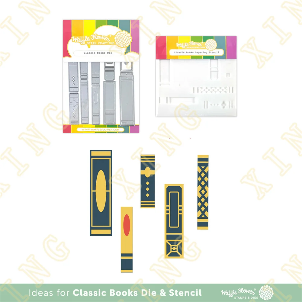 Classic Books New Metal Cutting Dies Stencils for Scrapbooking Stamp Photo Album Decorative Embossing Cut Die Diy Paper Cards
Classic Books New Metal Cutting Dies Stencils for Scrapbooking Stamp Photo Album Decorative Embossing Cut Die Diy Paper Cards