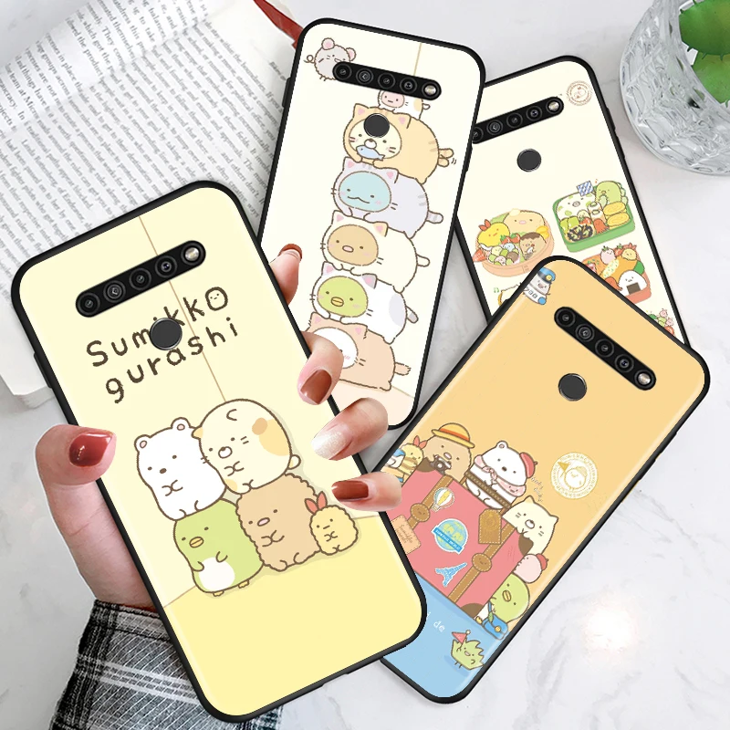 Sumikko Gurashi Cute For LG K92 V60 V50S V40 V35 V30S G8X ThinQ K50S K40S K71 K22 K61 Q60 Soft Black Phone Case
Sumikko Gurashi Cute For LG K92 V60 V50S V40 V35 V30S G8X ThinQ K50S K40S K71 K22 K61 Q60 Soft Black Phone Case