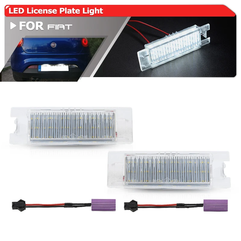 For FIAT Bravo Grande Punto Punto Evo SMD Led License Plate Lights Canbus No Error
For FIAT Bravo Grande Punto Punto Evo SMD Led License Plate Lights Canbus No Error