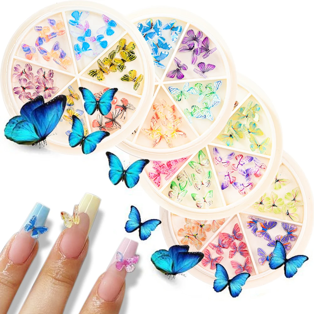 1 Box 3D Acrylic Colorful Butterfly Nail Charms Kawaii Resin Flower Bear Bowknot Rhinestone Nail Supplies For Professionals
1 Box 3D Acrylic Colorful Butterfly Nail Charms Kawaii Resin Flower Bear Bowknot Rhinestone Nail Supplies For Professionals