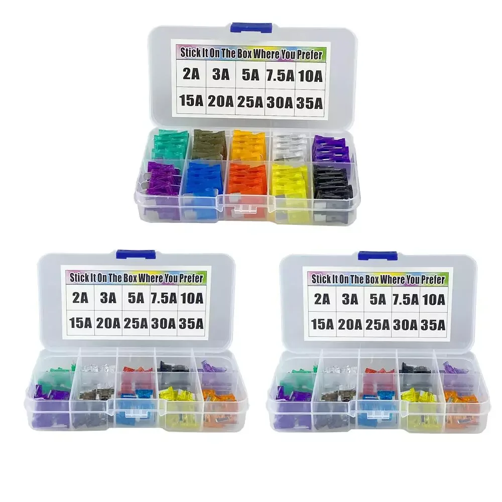 Mini Auto Car Fuses 2A/3A/5A/7.5A/10A/15A/20A/25A/30A/35A Amp With Storage Case Assortment Blade Fuse Set Kit
Mini Auto Car Fuses 2A/3A/5A/7.5A/10A/15A/20A/25A/30A/35A Amp With Storage Case Assortment Blade Fuse Set Kit
