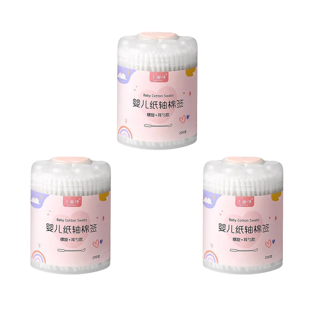 3Boxes Multifunctional Double-headed Cotton Swabs Baby Use Swabs for Makeup Use Ear Cleaning Babies
3Boxes Multifunctional Double-headed Cotton Swabs Baby Use Swabs for Makeup Use Ear Cleaning Babies