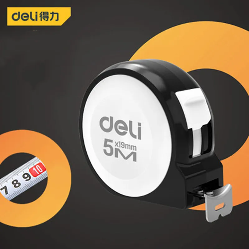 Deli Tools 3/5m Multiple Specifications Digital Measuring Tape Durable Steel Material Woodworking Household Hand Measure Tool
Deli Tools 3/5m Multiple Specifications Digital Measuring Tape Durable Steel Material Woodworking Household Hand Measure Tool